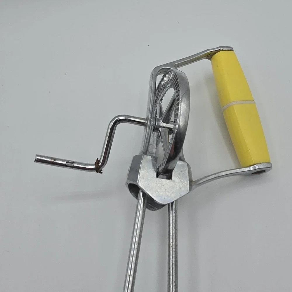 Tlc Vintage Hand Mixer Egg Beater With Crank Stainless‎ Steel Farmhouse Rustic